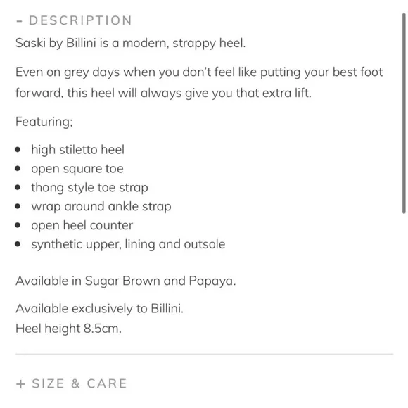 Saski by Billini is a modern, strappy heel. In the SOLD OUT color bone. - Picture 4 of 5